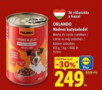 Orlando Nedves kutyaeledel