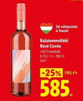 Balatonmelléki Rosé Cuvée