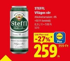 Steffl Világos sör