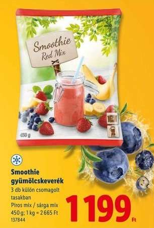 Smoothie gyümölcskeverék