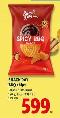 SNACK DAY BBQ chips