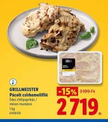 GRILLMEISTER Pácolt csirkemellfilé