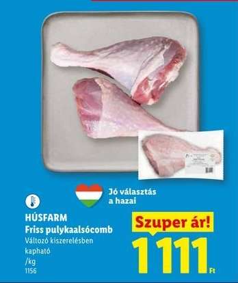 HÚSFARM Friss pulykaalsócomb