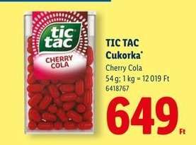 TIC TAC Cukorka