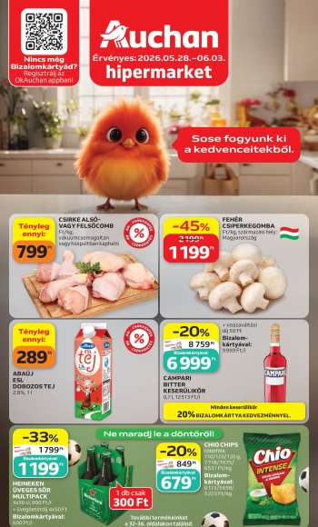Újság Auchan - 2026.05.28 - 2026.06.03.