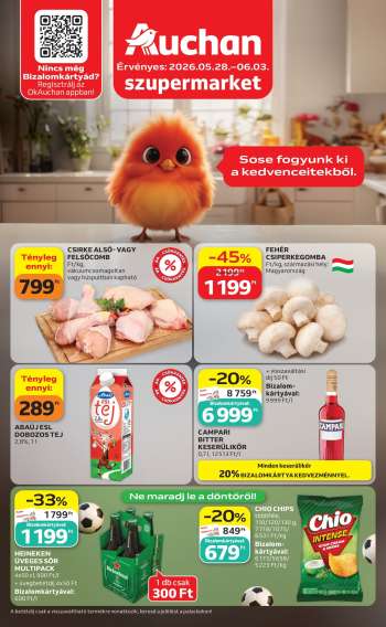 Újság Auchan - 2026.05.28 - 2026.06.03.