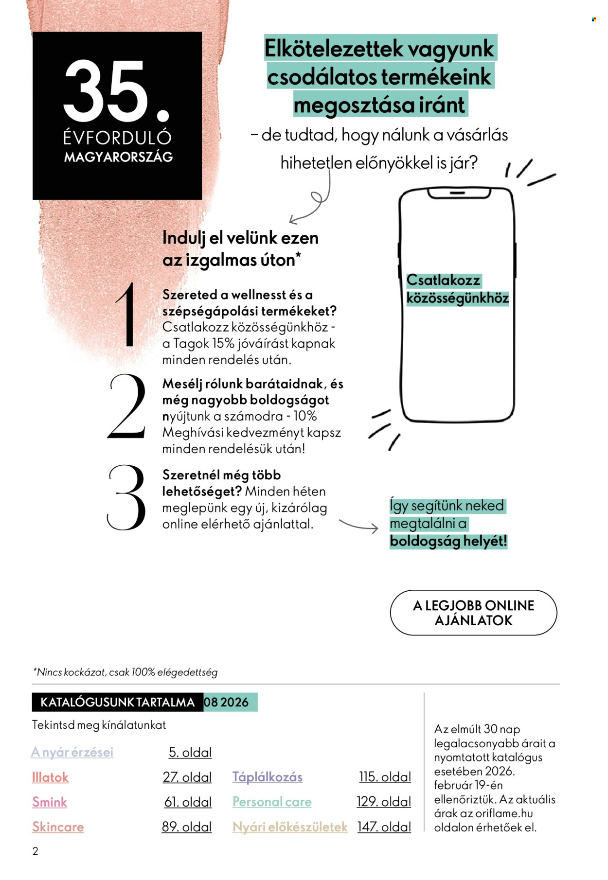 Oriflame akciós újságok - 2026.05.27 - 2026.06.16. Oldal 2