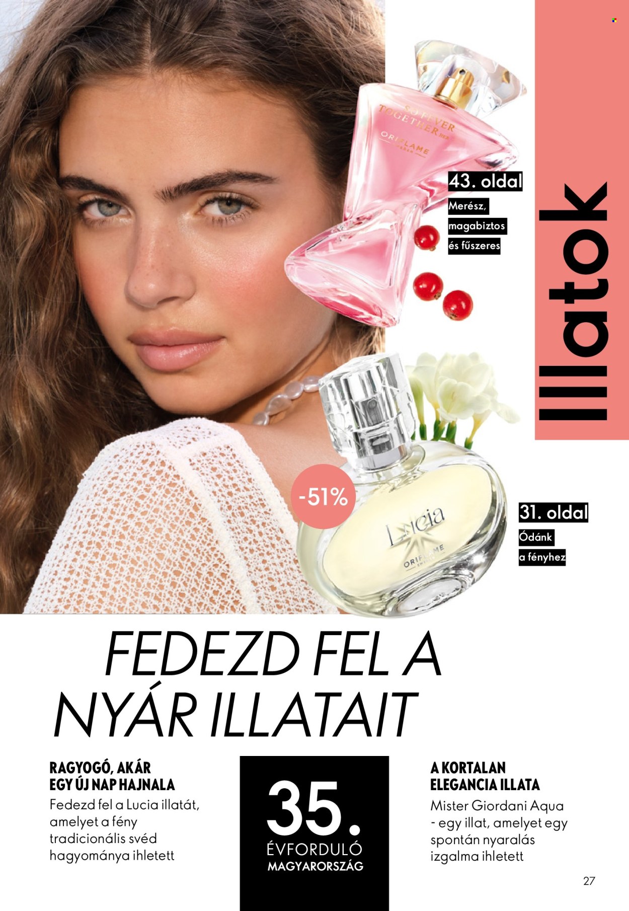 Oriflame akciós újságok - 2026.05.27 - 2026.06.16. Oldal 27