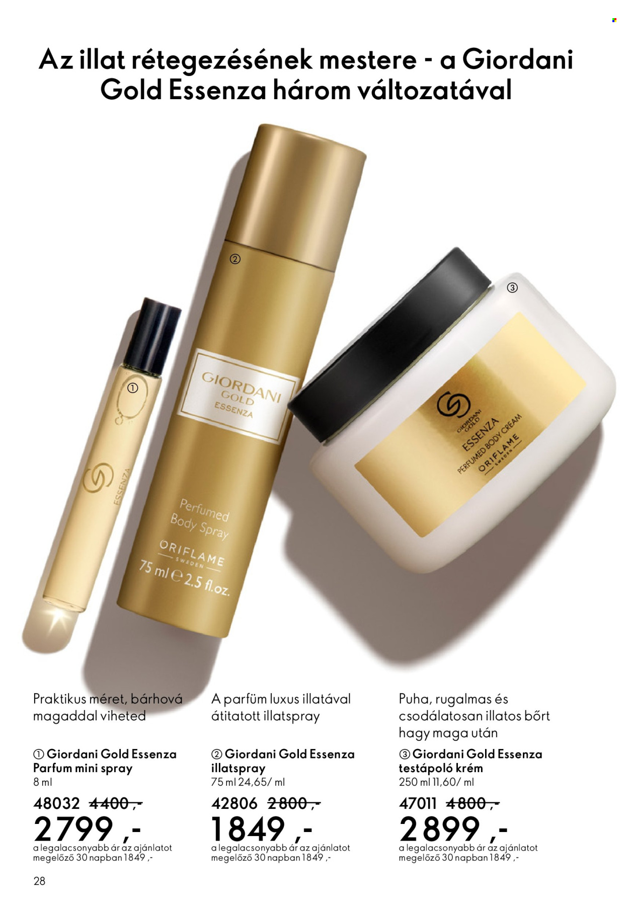 Oriflame akciós újságok - 2026.05.27 - 2026.06.16. Oldal 28