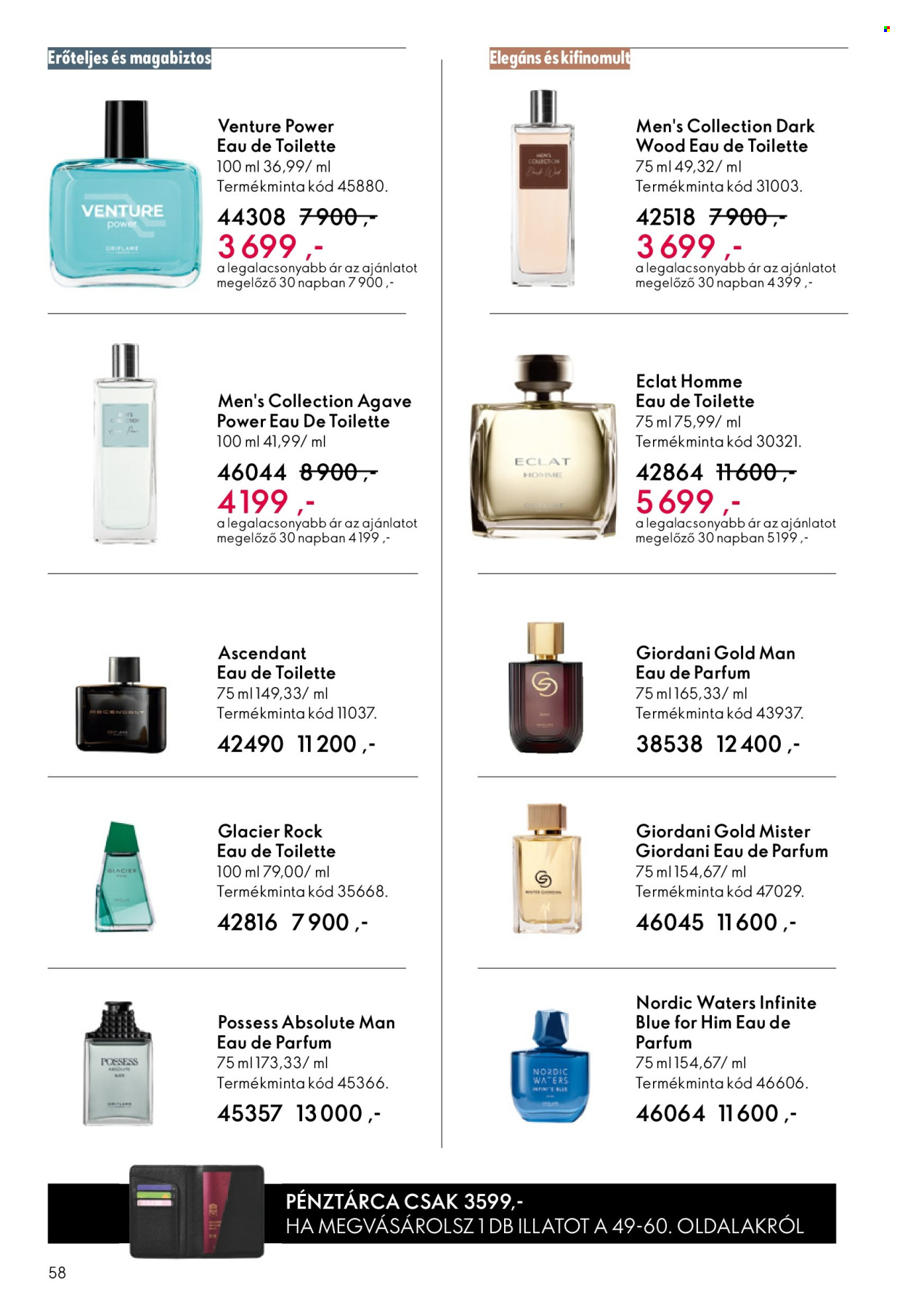 Oriflame akciós újságok - 2026.05.27 - 2026.06.16. Oldal 58