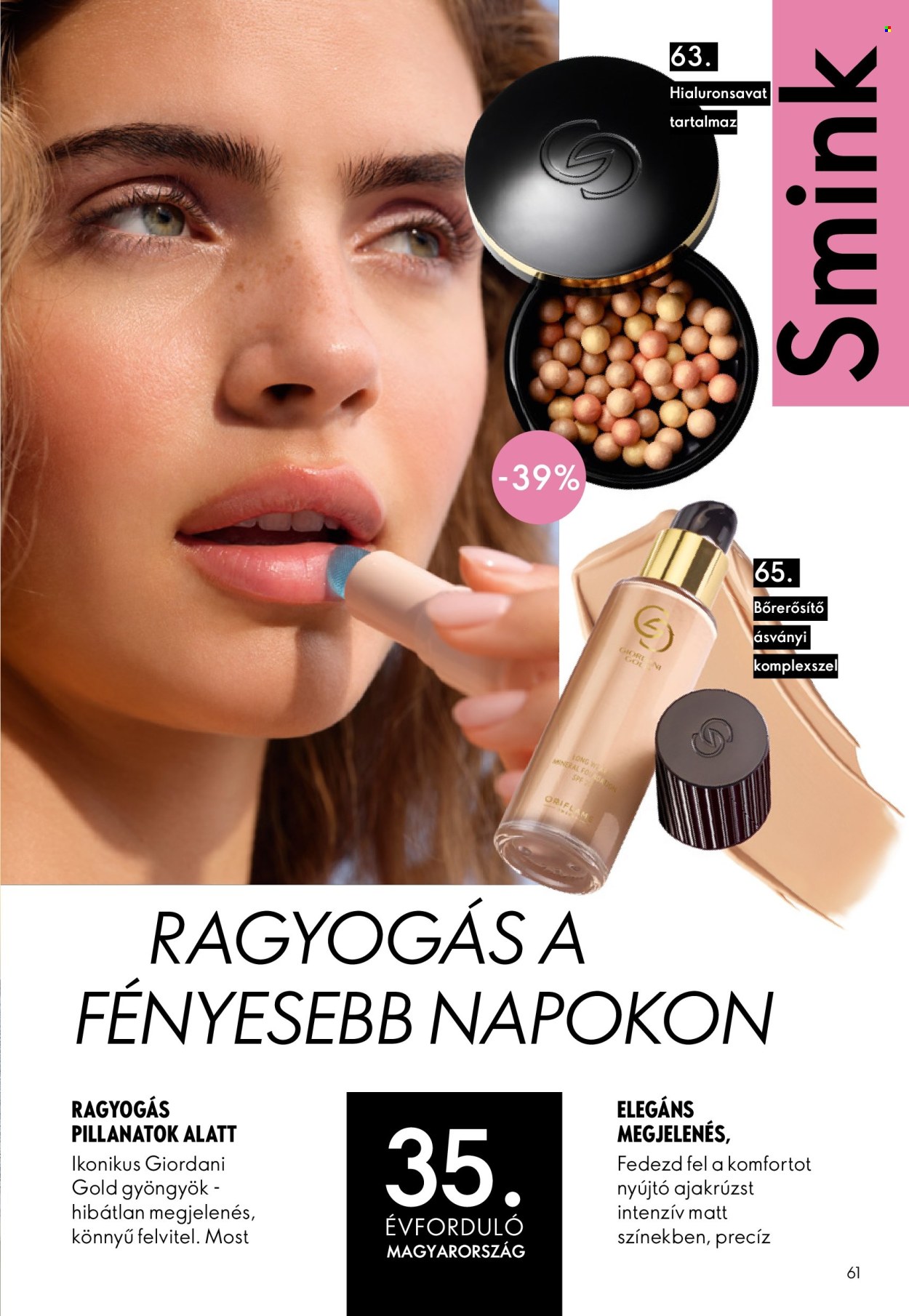 Oriflame akciós újságok - 2026.05.27 - 2026.06.16. Oldal 61