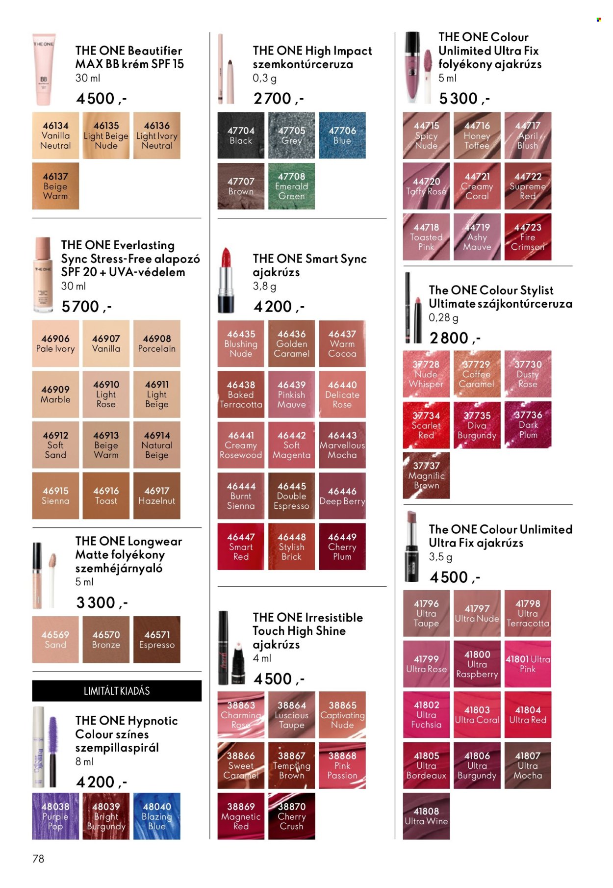 Oriflame akciós újságok - 2026.05.27 - 2026.06.16. Oldal 78
