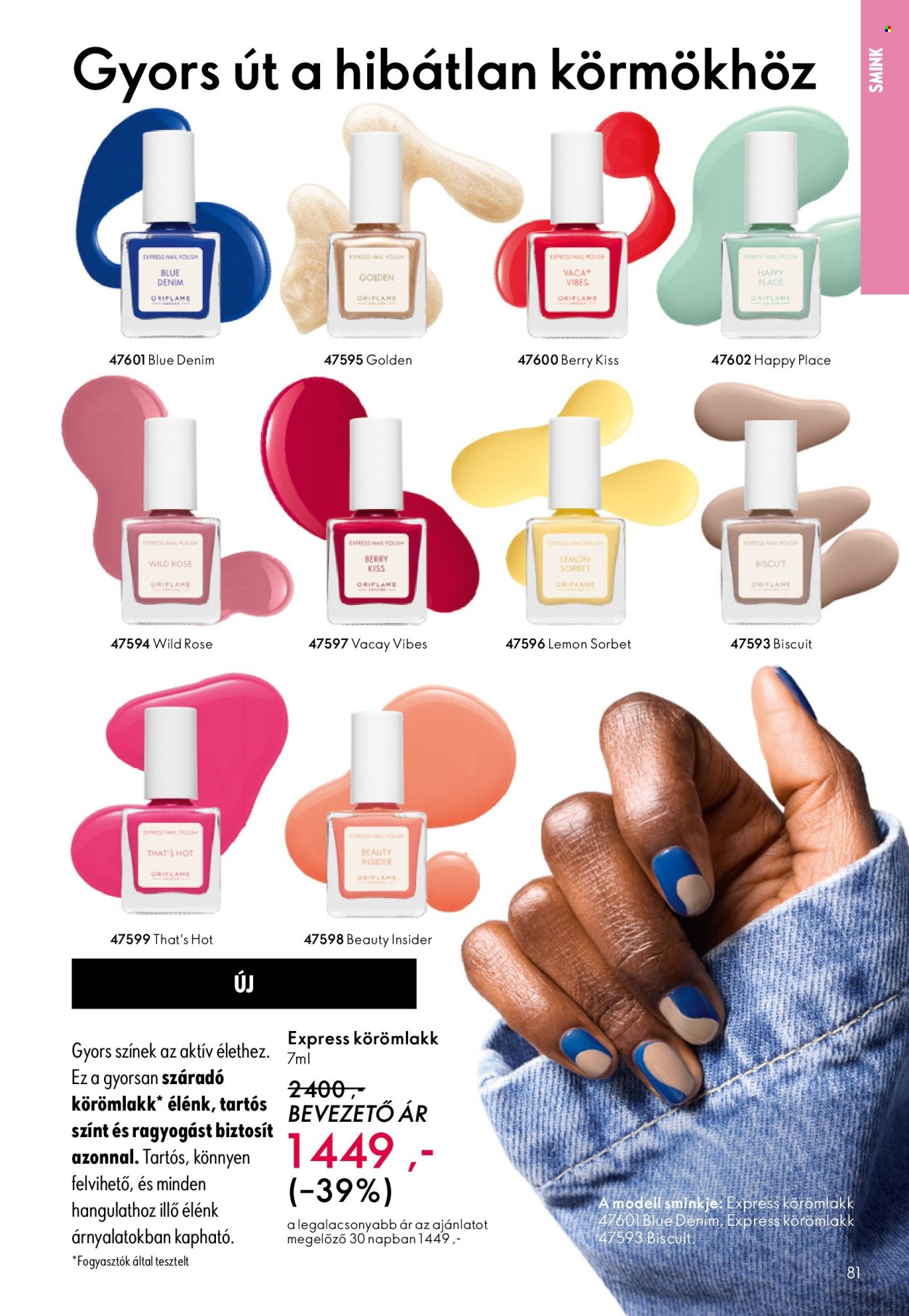 Oriflame akciós újságok - 2026.05.27 - 2026.06.16. Oldal 81