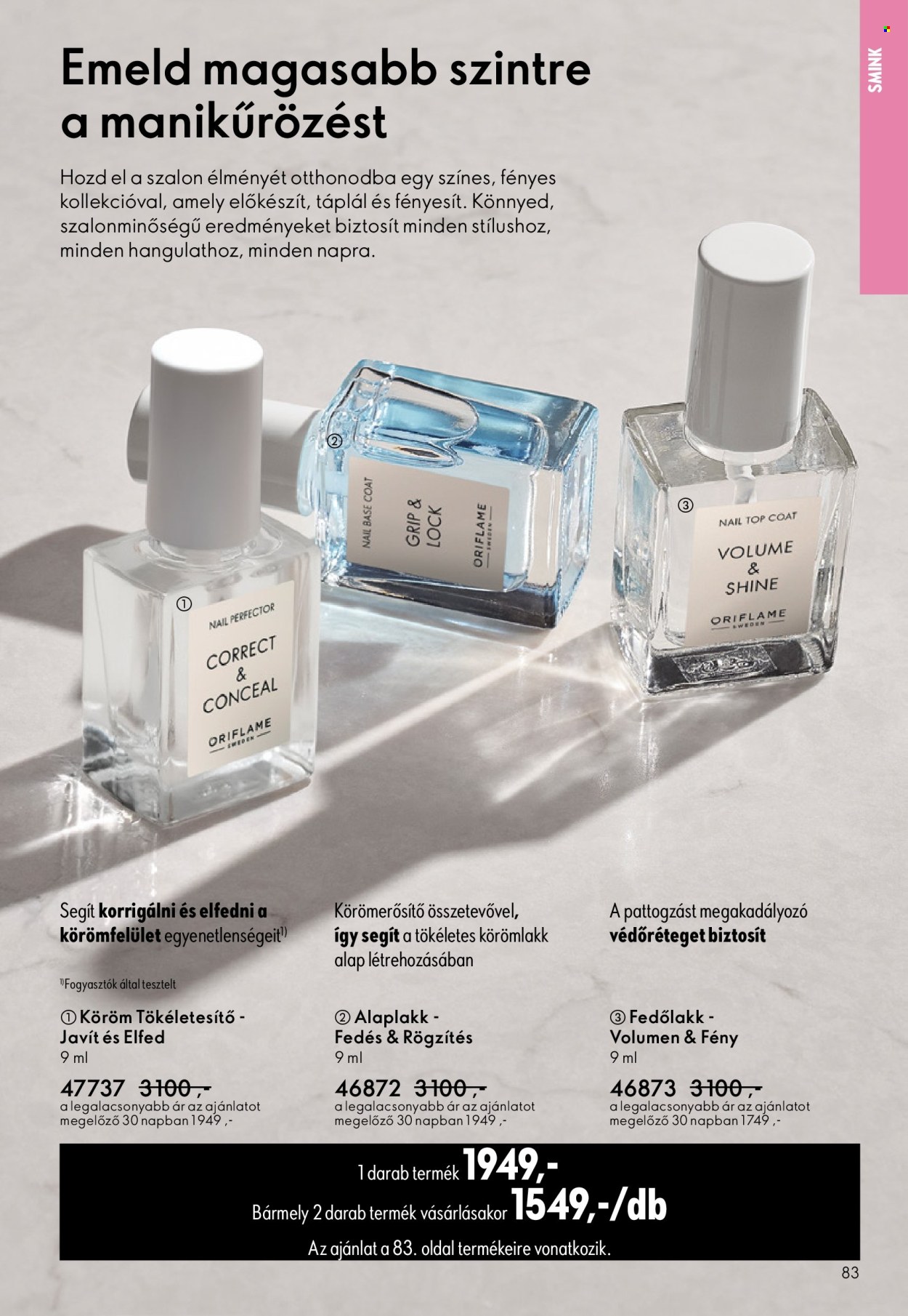Oriflame akciós újságok - 2026.05.27 - 2026.06.16. Oldal 83