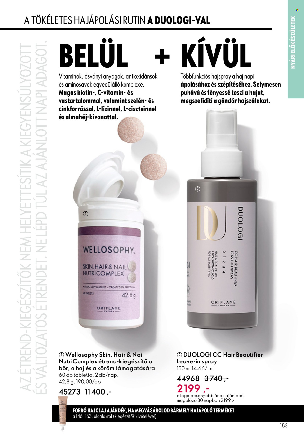Oriflame akciós újságok - 2026.05.27 - 2026.06.16. Oldal 153