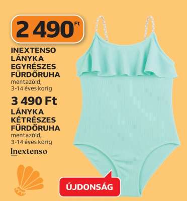 INEXTENSO LÁNYKA EGÉSZES FÜRDŐRUHA
