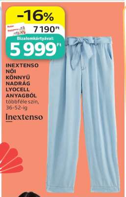 INEXTENSO NŐI KÖNNYŰ NADRÁG LYOCELL ANYAGBÓL