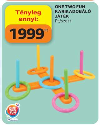 ONE TWO FUN KARIKADOBÁLÓ JÁTÉK