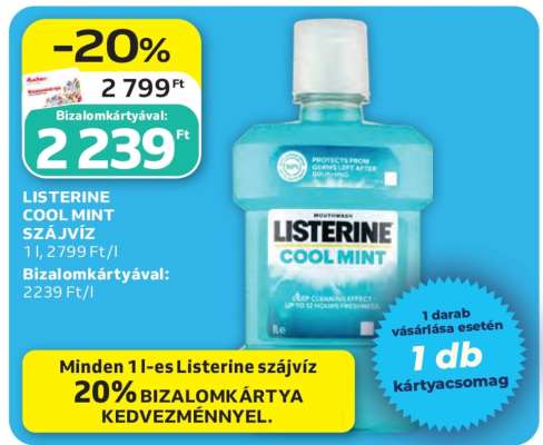 Listerine Cool Mint szájvíz