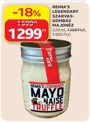REMIA’S LEGENDARY SZARVAS-GOMBÁS MAJONÉZ
