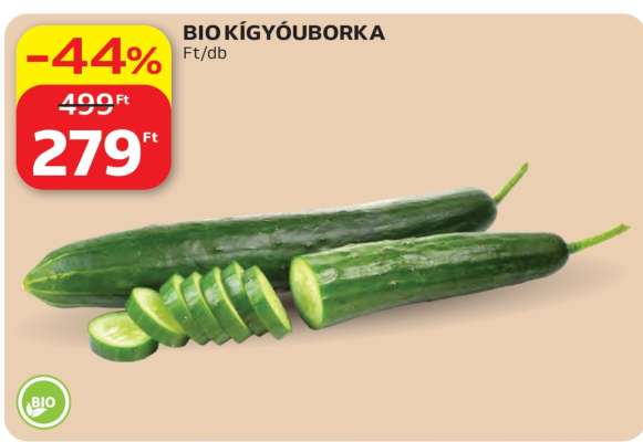 Bio kígyóuborka