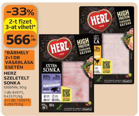 HERZ Szeletelt Sonka