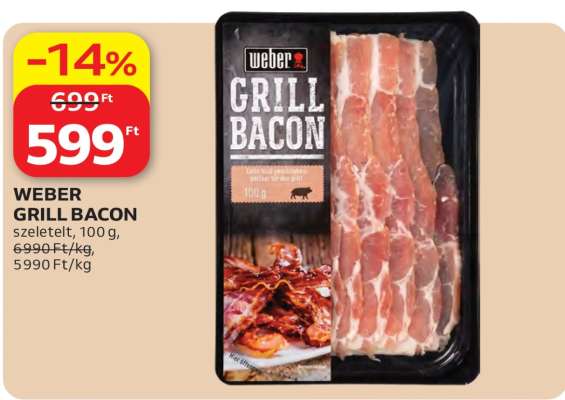 WEBER GRILL BACON