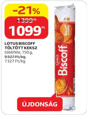 LOTUS BISCOFF TÖLTÖTT KEKSZ