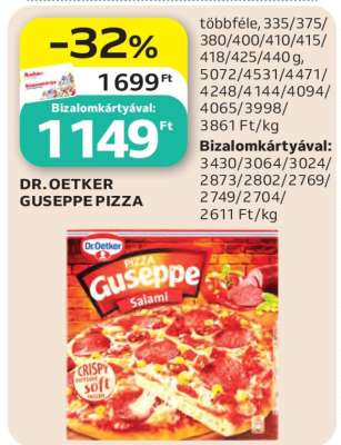 DR. OETKER Guseppe pizza