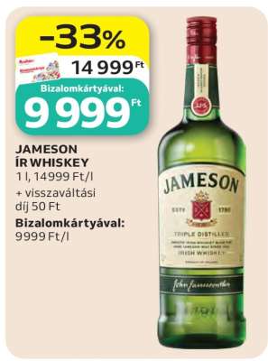JAMESON Ír whiskey*