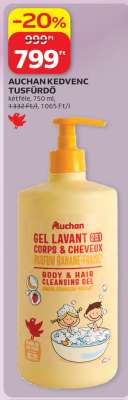 AUCHAN KEDVENC TUSFÜRDŐ