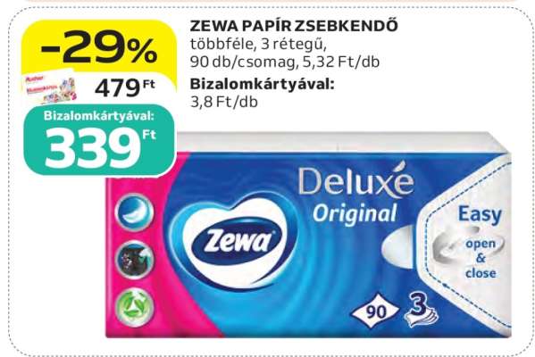 Zewa Papír zsebkendő