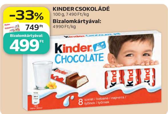 KINDER Csokoládé