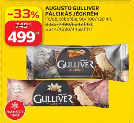 Augusto Gulliver Pálcikás Jégkrém