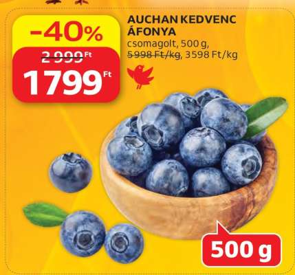 AUCHAN KEDVENC ÁFONYA