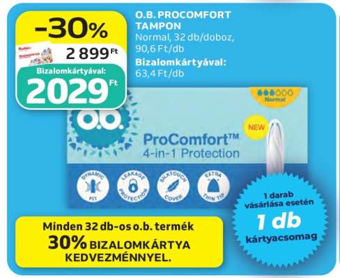 O.B. ProComfort Tampon
