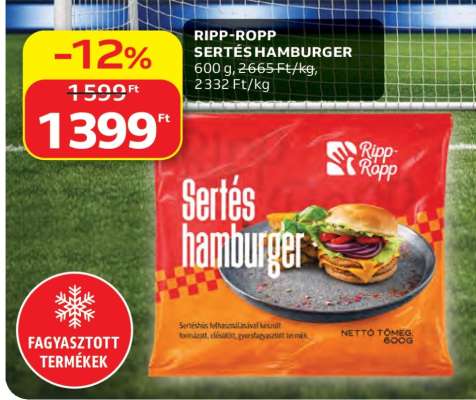 RIPP-ROPP Sertés Hamburger