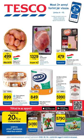 Újság TESCO - 2026.06.04 - 2026.06.10.