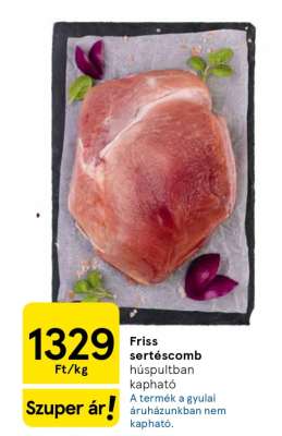 Friss sertéscomb