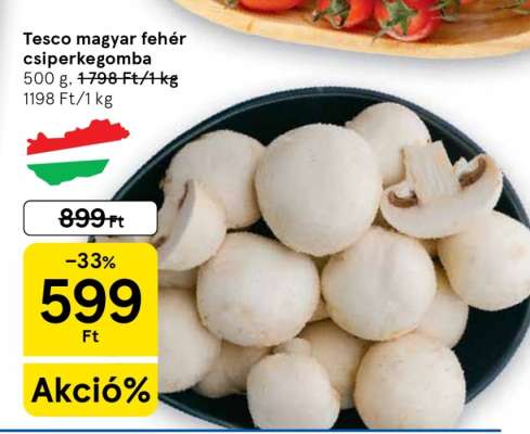 Tesco magyar fehér csiperkegomba