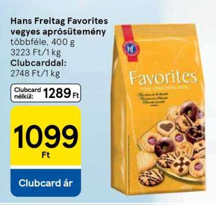 Hans Freitag Favorites vegyes aprósütemény