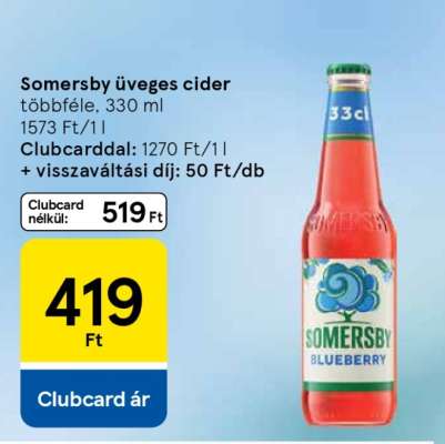 Somersby üveges cider