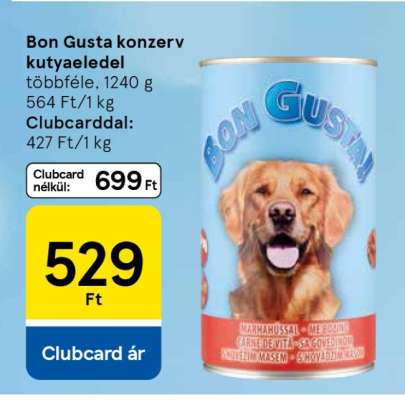 Bon Gusta konzerv kutyaeledel