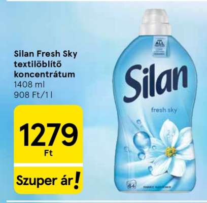 Silan Fresh Sky textilöblítő koncentrátum