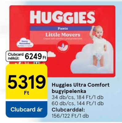 Huggies Ultra Comfort bugyipelenka