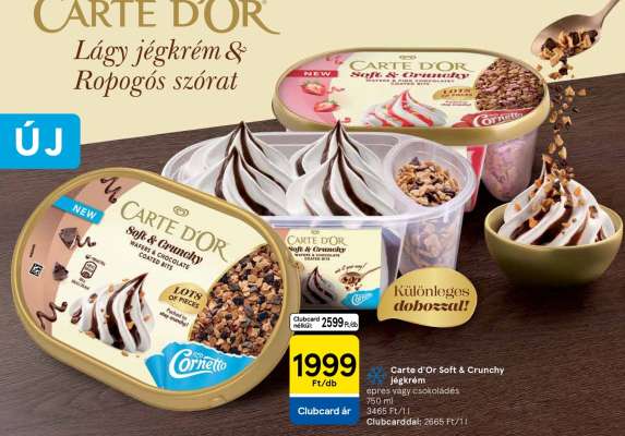 Carte d'Or Soft & Crunchy jégkrém