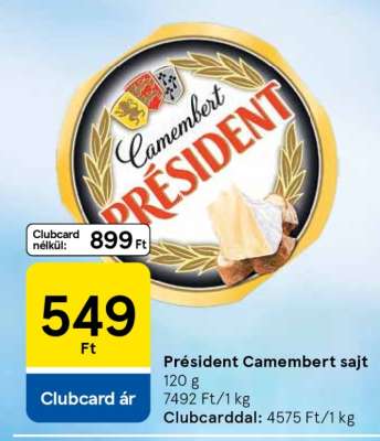 Président Camembert sajt
