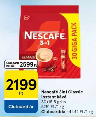 Nescafé 3in1 Classic instant kávé