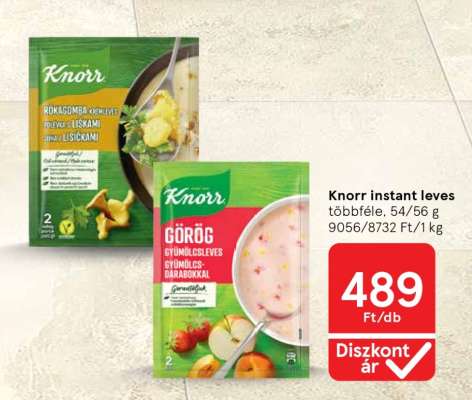 Knorr instant leves