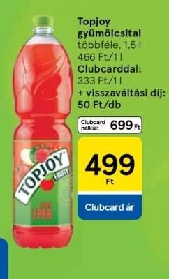 Topjoy gyümölcsital